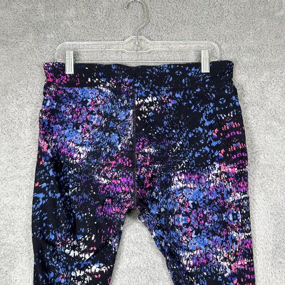 CALVIN KLEIN Womens Leggings Multicolor Spatter Size OX (~12W) Stretch Printed - Picture 4 of 11